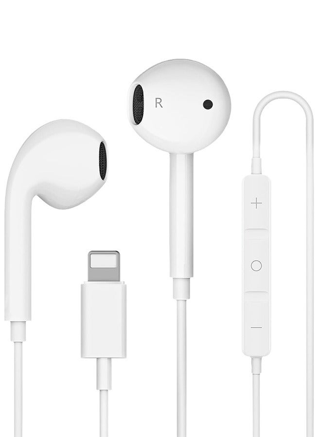 tersely Tersely Lightning Wired Earbuds With Mic And Controls Z5B3546A2E658A2AE09FCZ